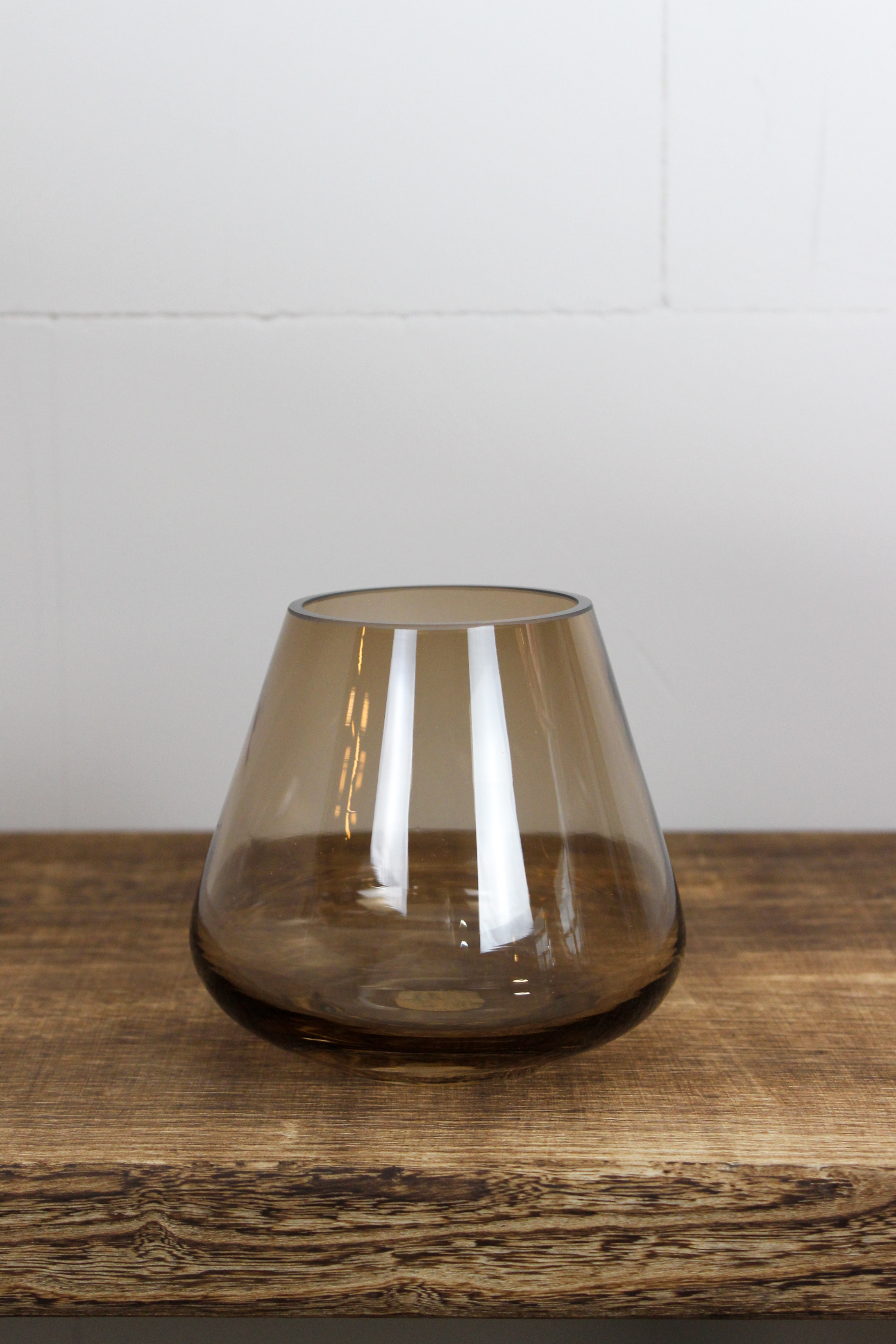 Braunes Windlicht Fiete - Klein