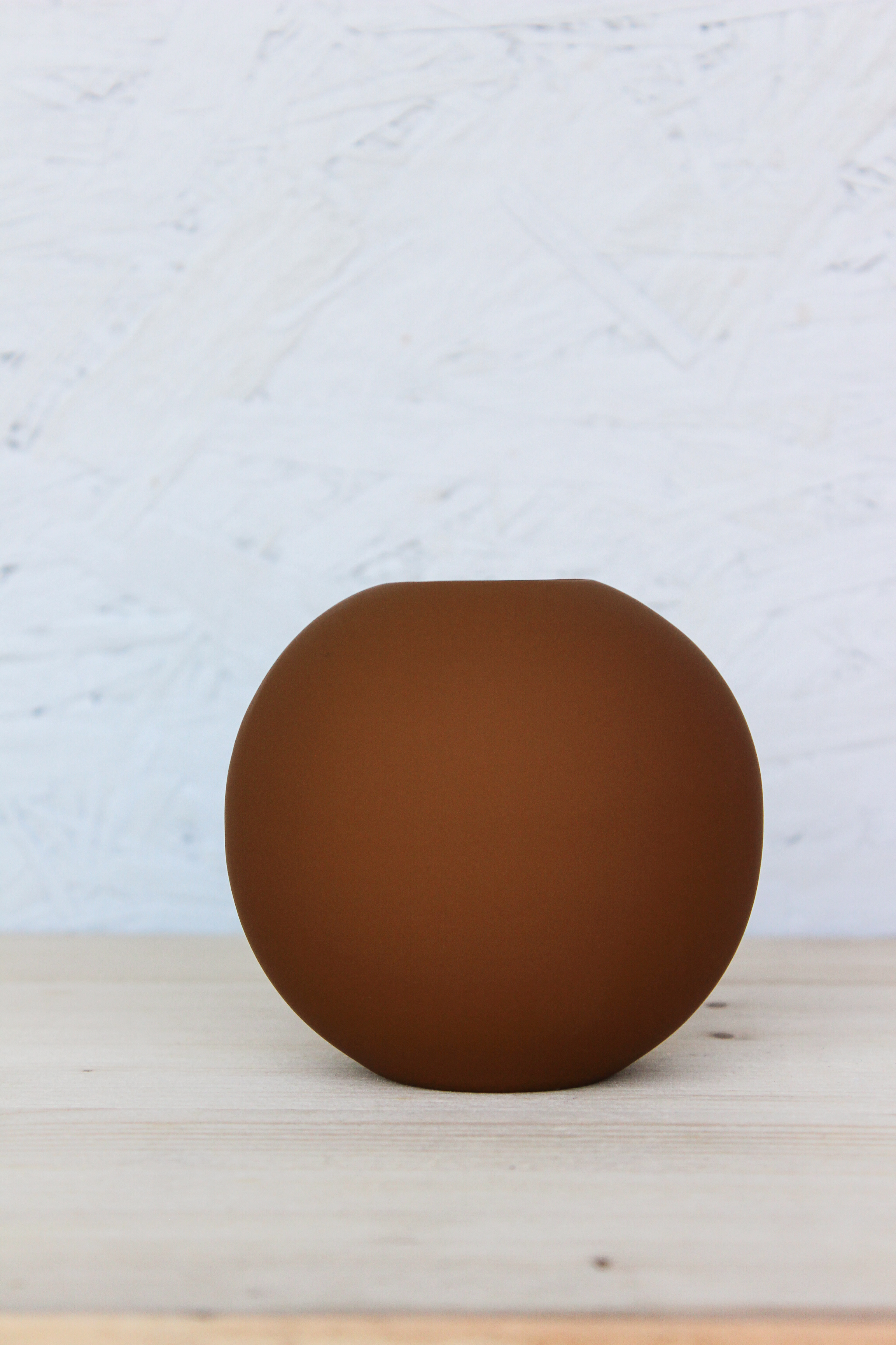 Kleine Ball Vase - Caramel
