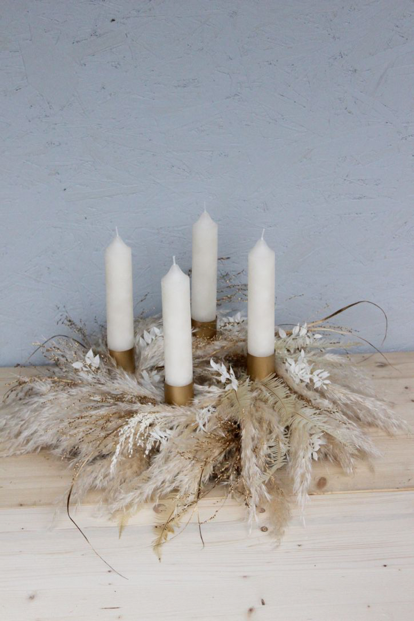 Kerze Berta klein - Ivory