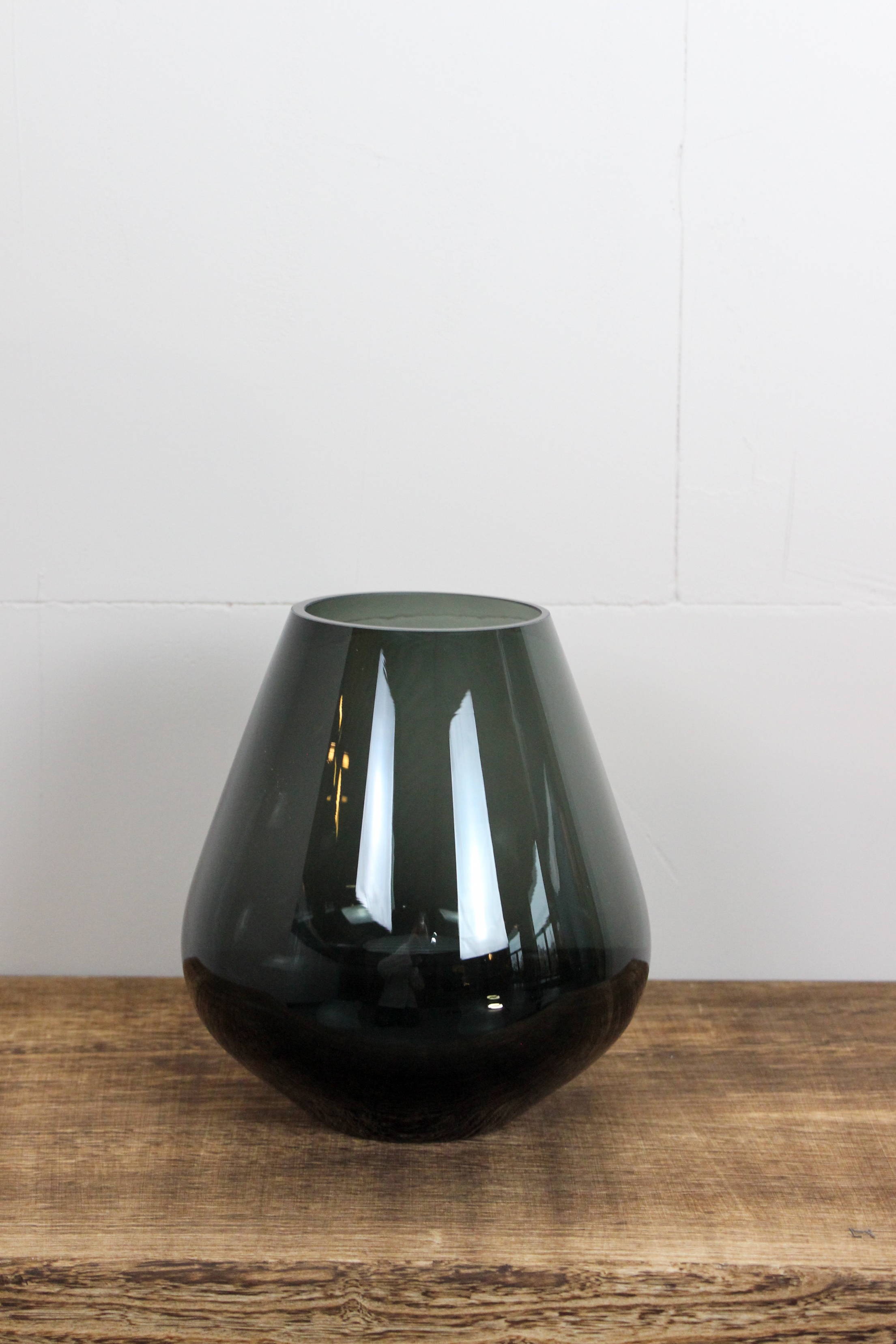 Schwarzes Windlicht Fiete - Groß