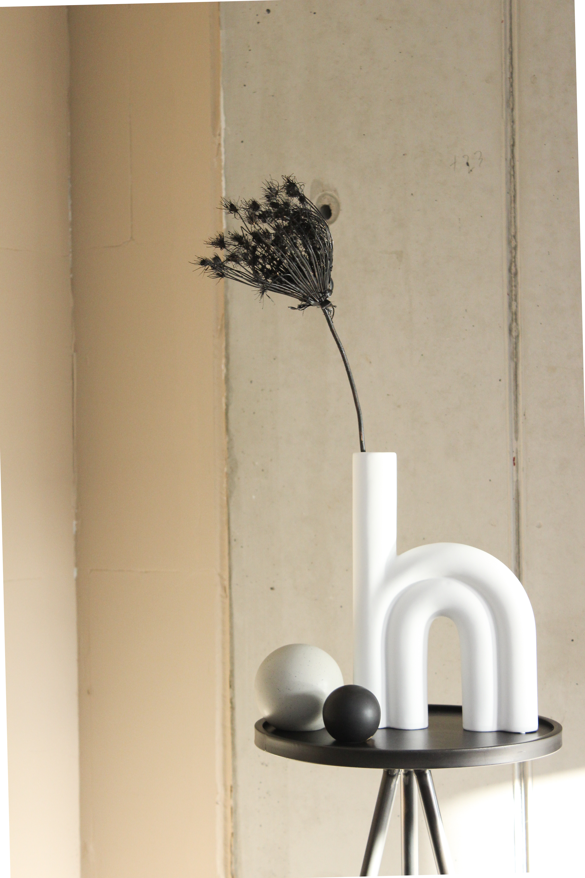 Vase Rope groß - weiß