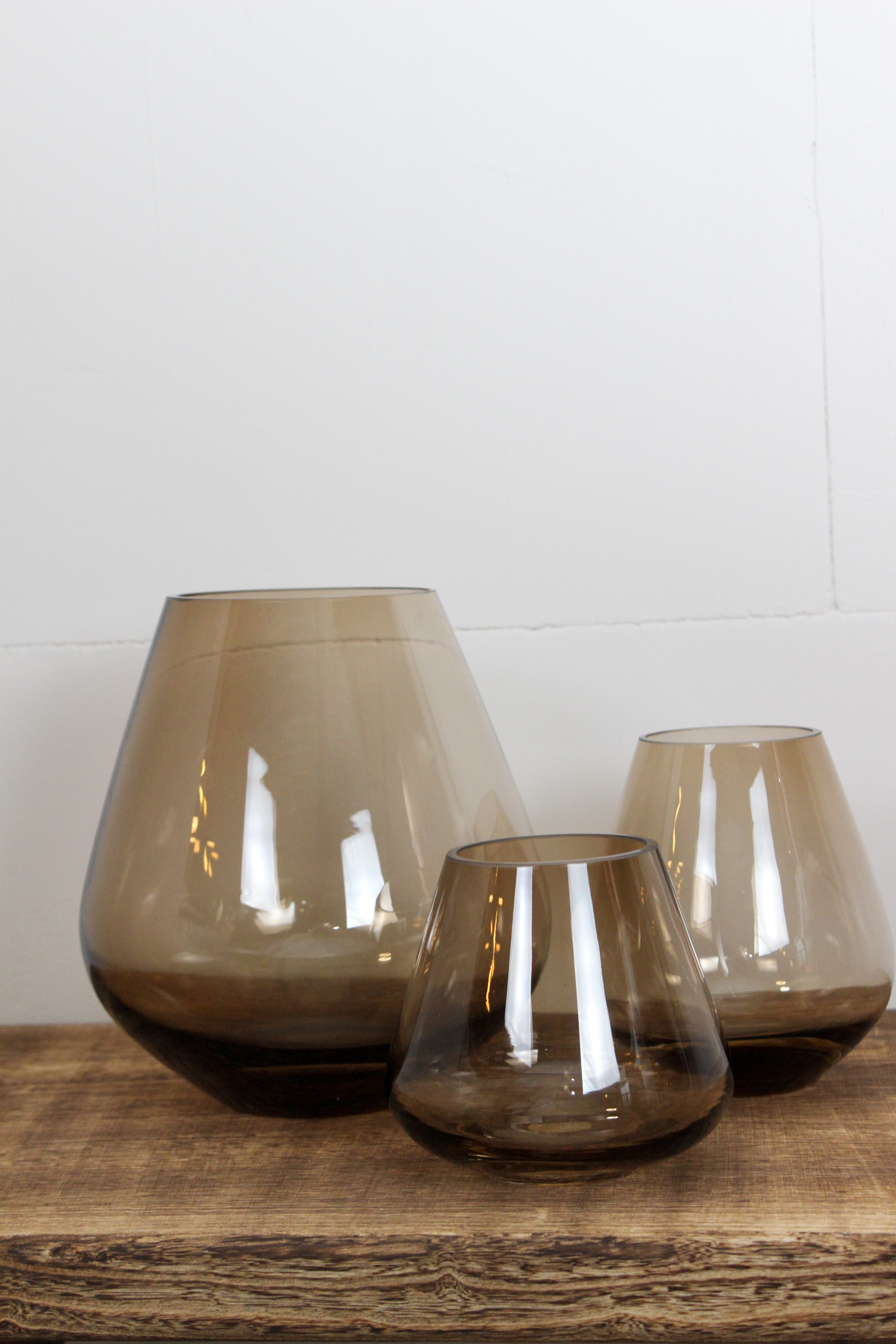 Braunes Windlicht Fiete - Groß