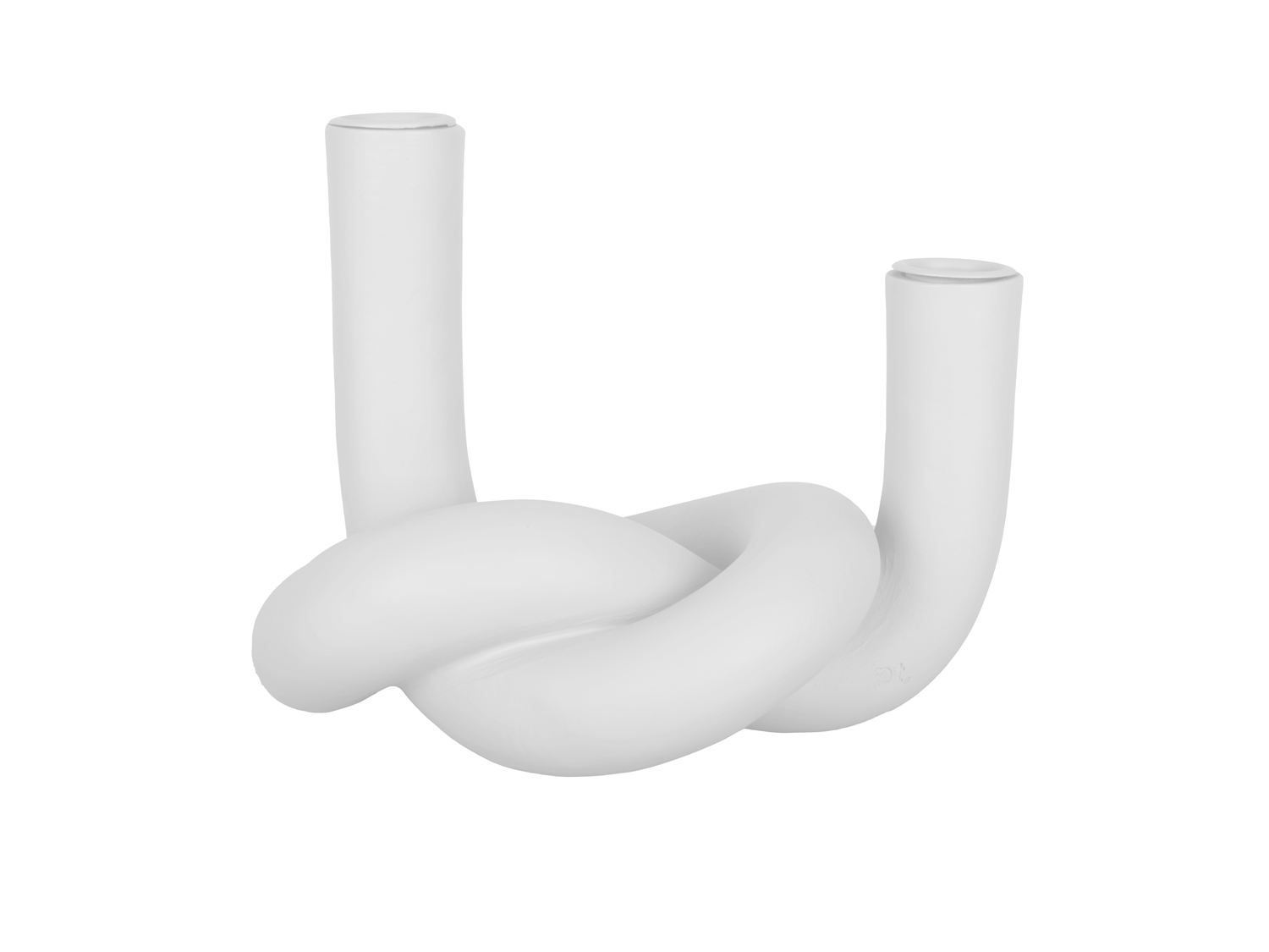 Kerzenleuchter Knut double weiß