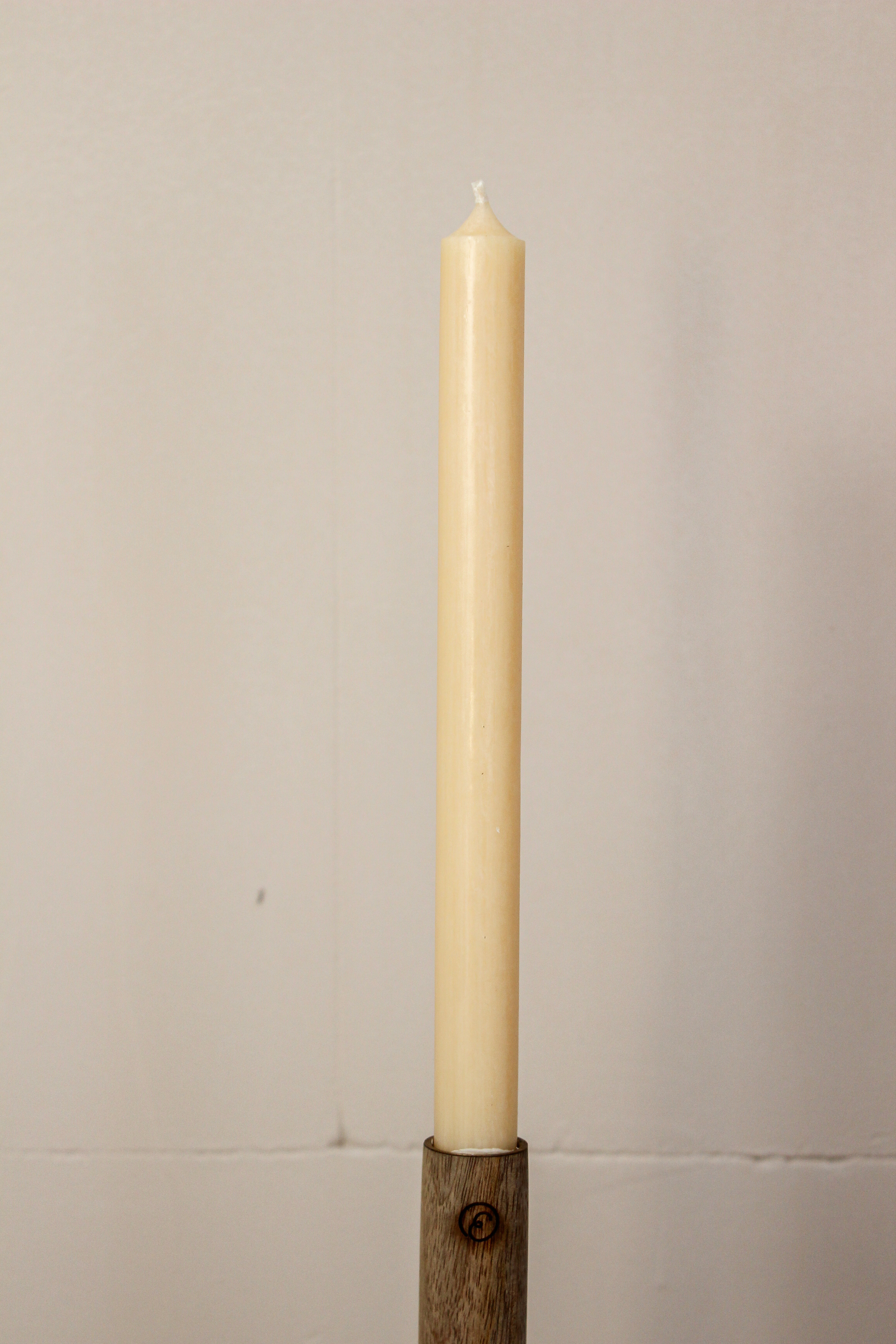 Stabkerze Yva groß - Creme